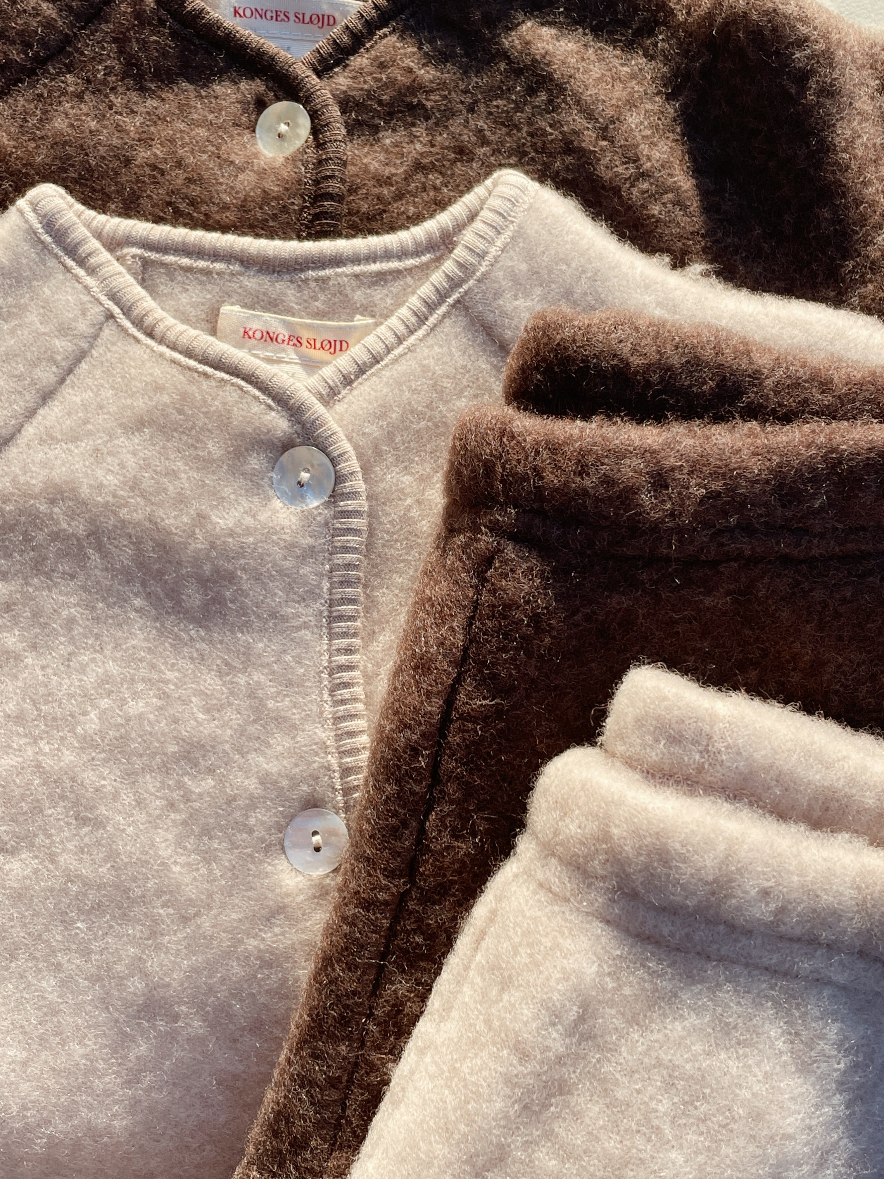 Konges Sløjd A/S JACKETS & COATS oatmeal melange