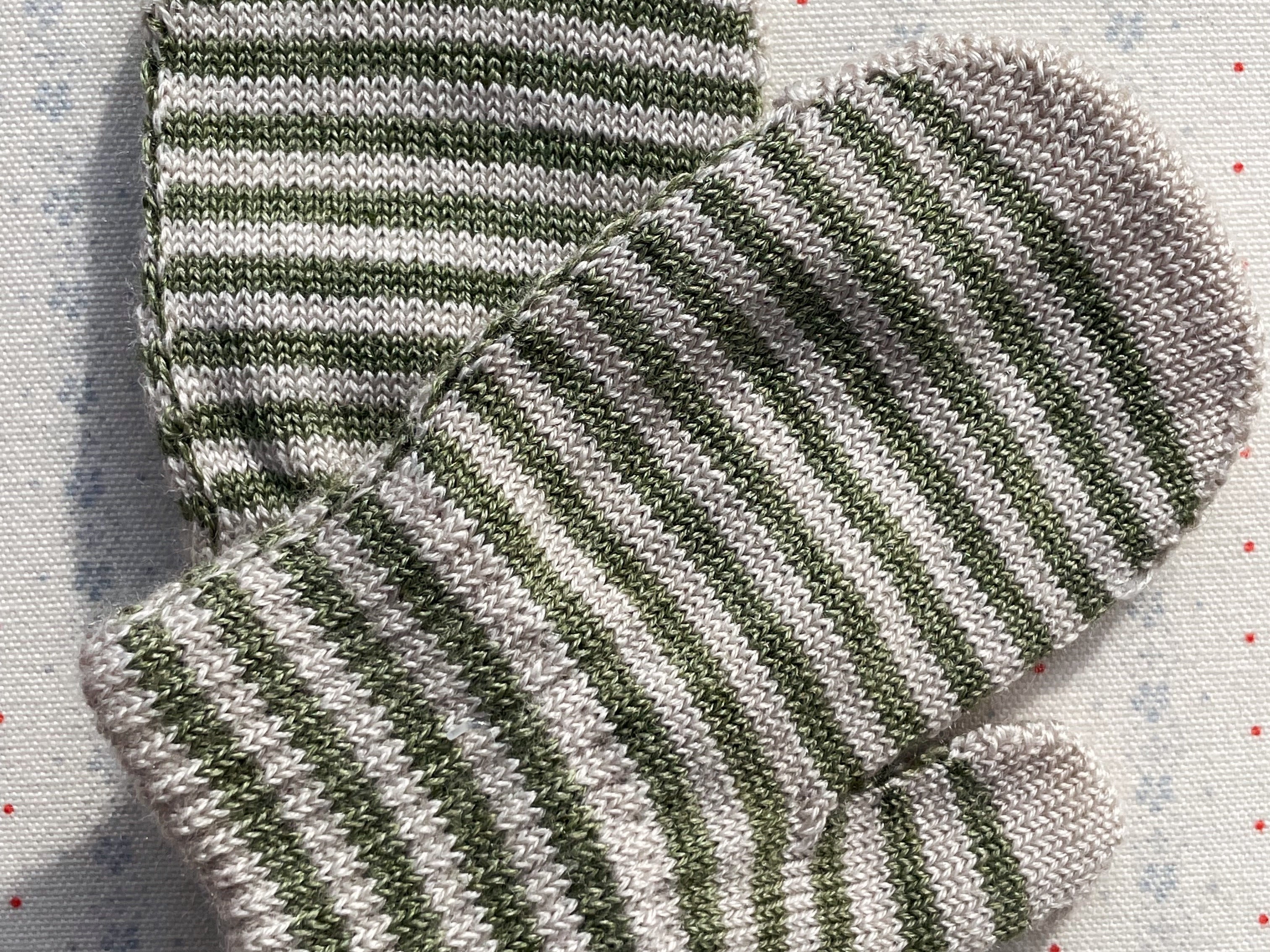 Konges Sløjd A/S Vanter lemon/stripe