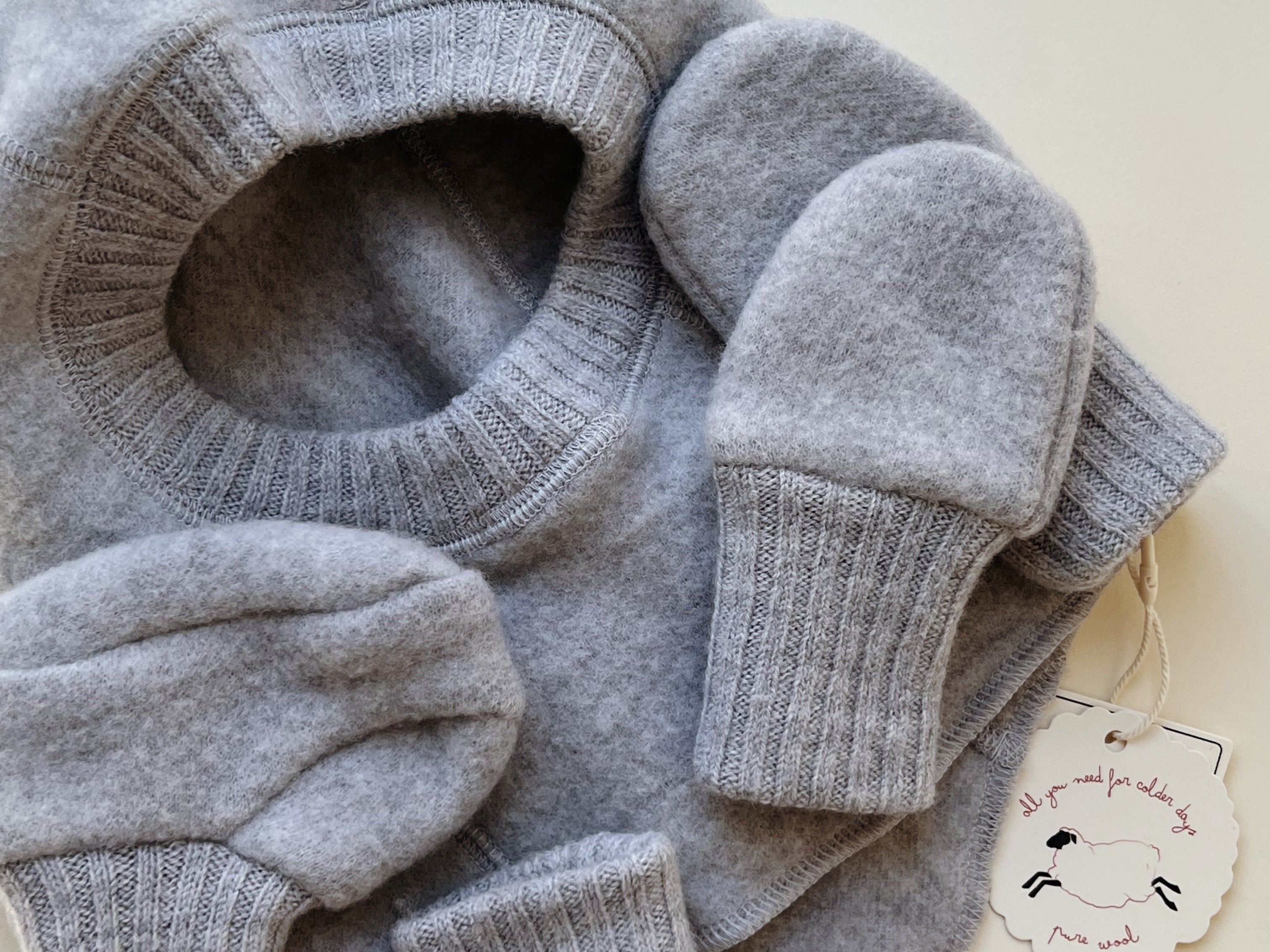 Konges Sløjd A/S Babyfutter grey melange