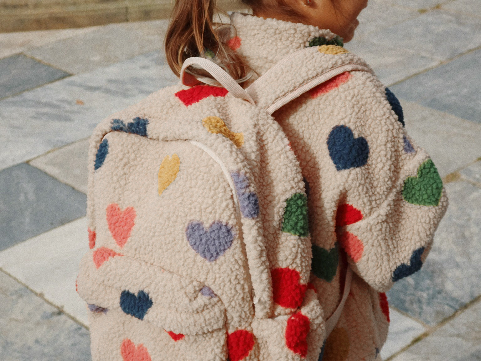 Konges Sløjd A/S Rygsæk bon coeur coloré