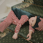 Konges Sløjd A/S Kostumer greener pastures/red dahlia stripe