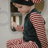 Konges Sløjd A/S Kostumer greener pastures/red dahlia stripe