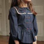 Konges Sløjd A/S Bluser - Vævet dark navy