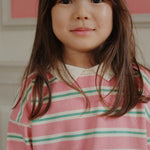 Konges Sløjd A/S Bluser - Jersey blush bound stripe