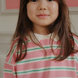 Konges Sløjd A/S Bluser - Jersey blush bound stripe