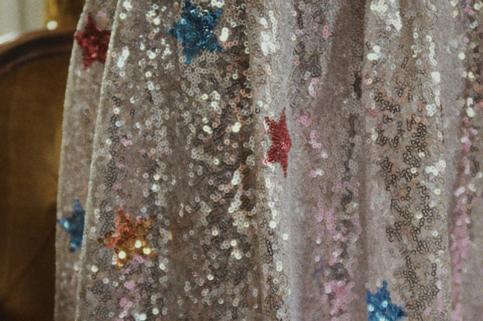 Konges Sløjd A/S WOVEN DRESSES star sequin silver