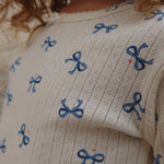 Konges Sløjd A/S Kjoler - Jersey bow bleu