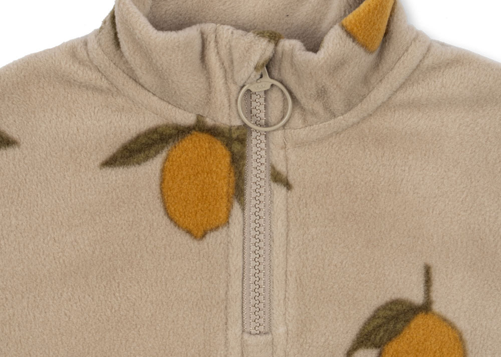Konges Sløjd A/S Fleece og teddy mon grand citron