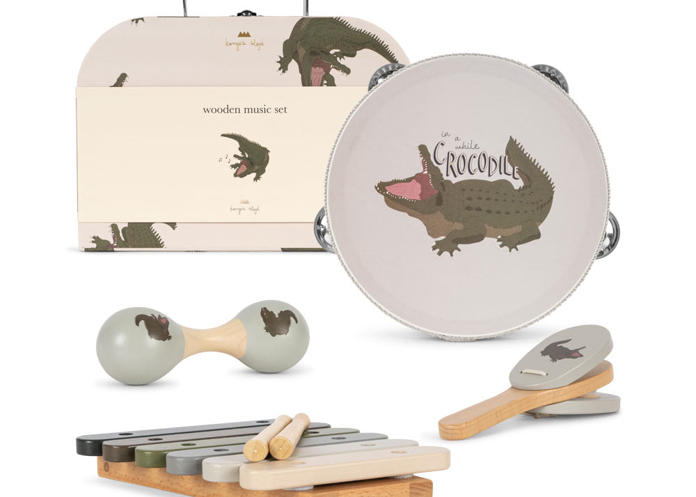 Konges Sløjd A/S Legetøj med musik crocodile