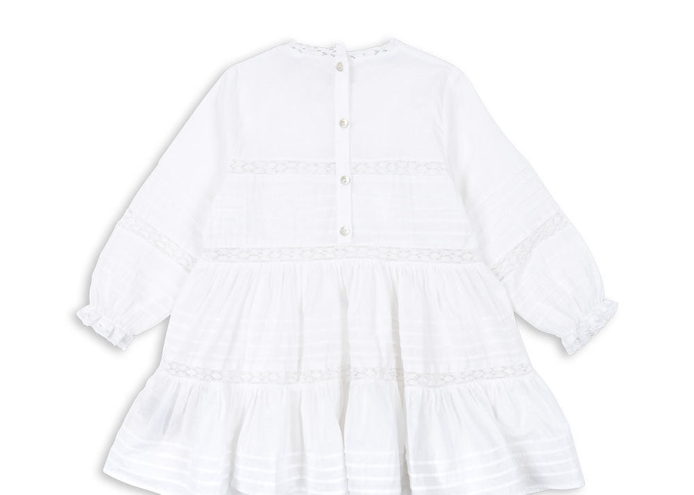 Konges Sløjd A/S WOVEN DRESSES optic white
