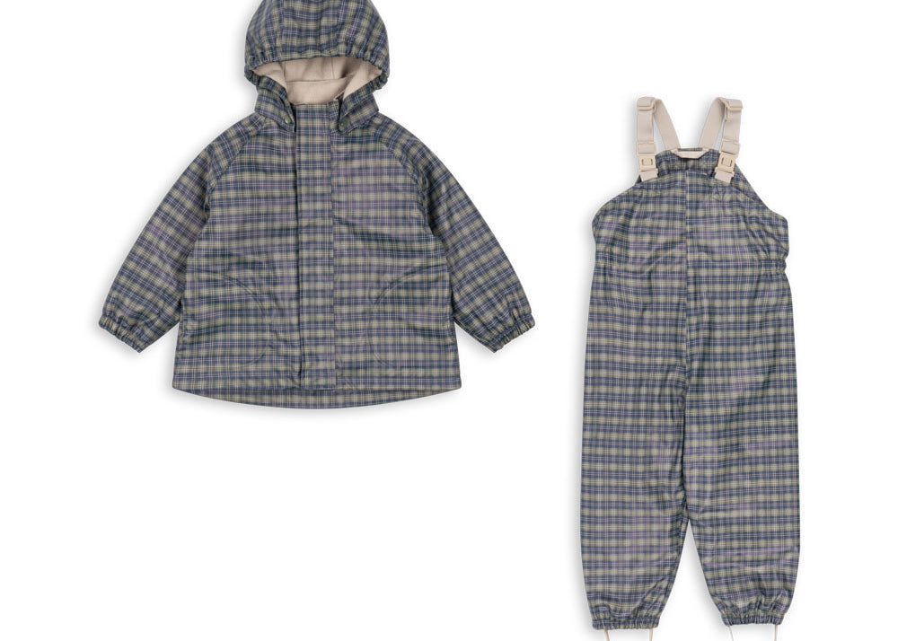 Konges Sløjd A/S Regntøj laurel blue check