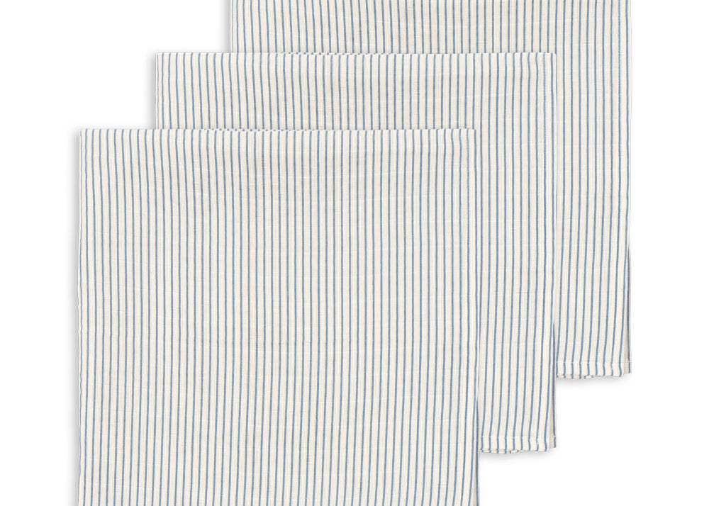 Konges Sløjd A/S Stofbleer stripe bluie