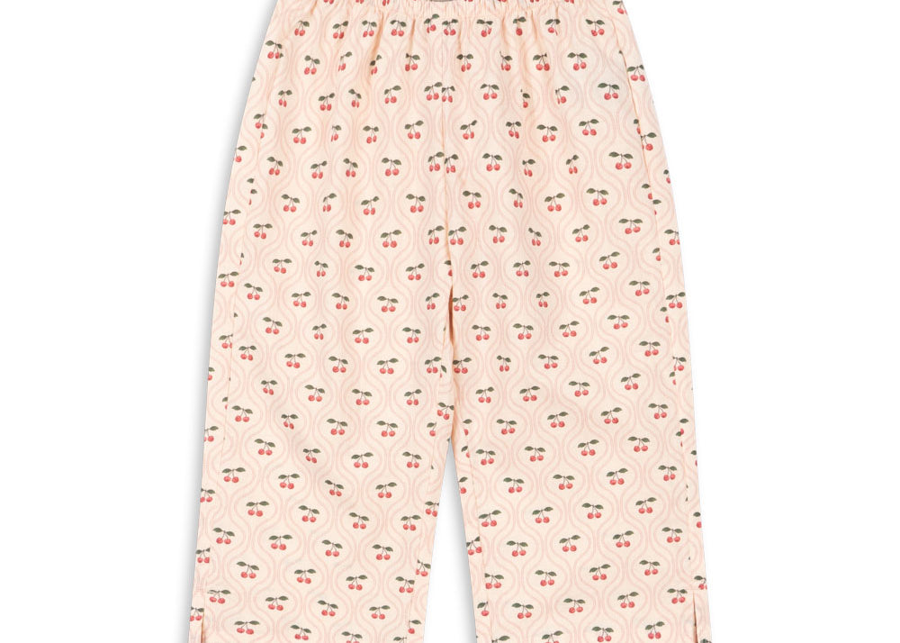 Konges Sløjd A/S Bukser - Vævet cherry pink motif