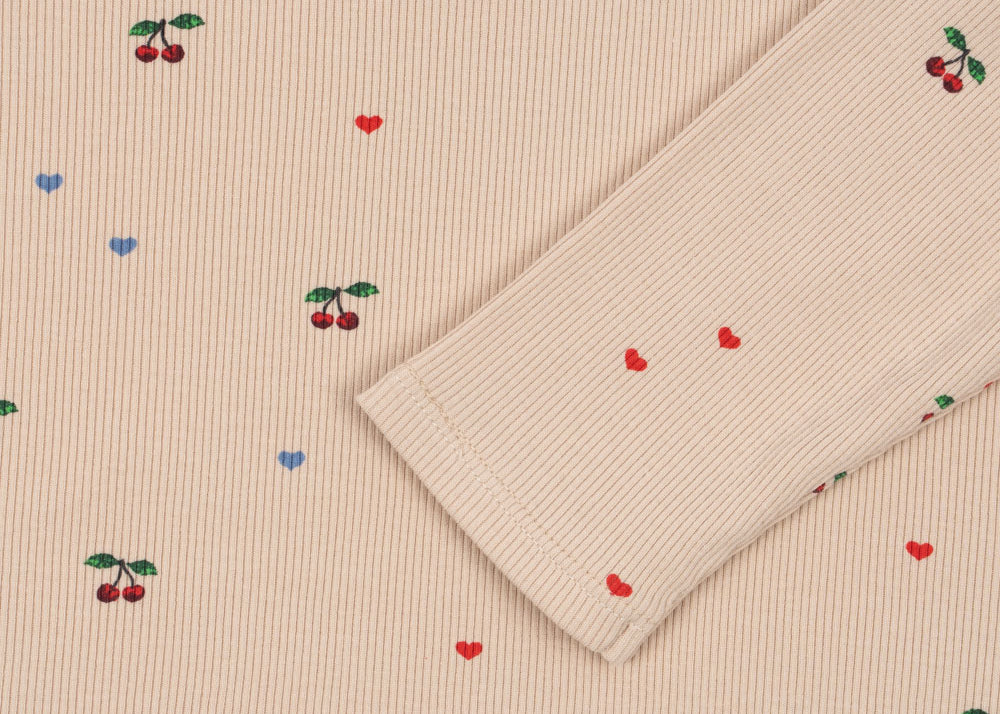 Konges Sløjd A/S Bluser - Jersey cherry coeur blush