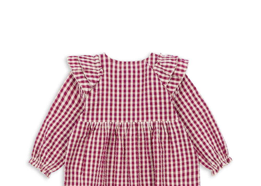 Konges Sløjd A/S Bluser - Vævet sangria/butter check