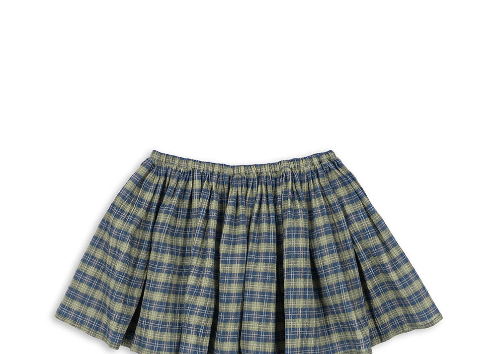 Konges Sløjd A/S Nederdel - Vævede laurel blue check