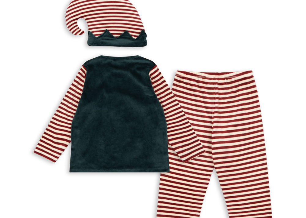 Konges Sløjd A/S Kostumer greener pastures/red dahlia stripe