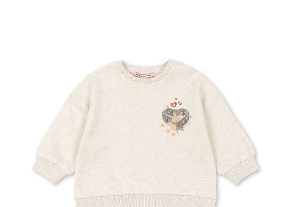 Konges Sløjd A/S Bluser - Jersey off white melange