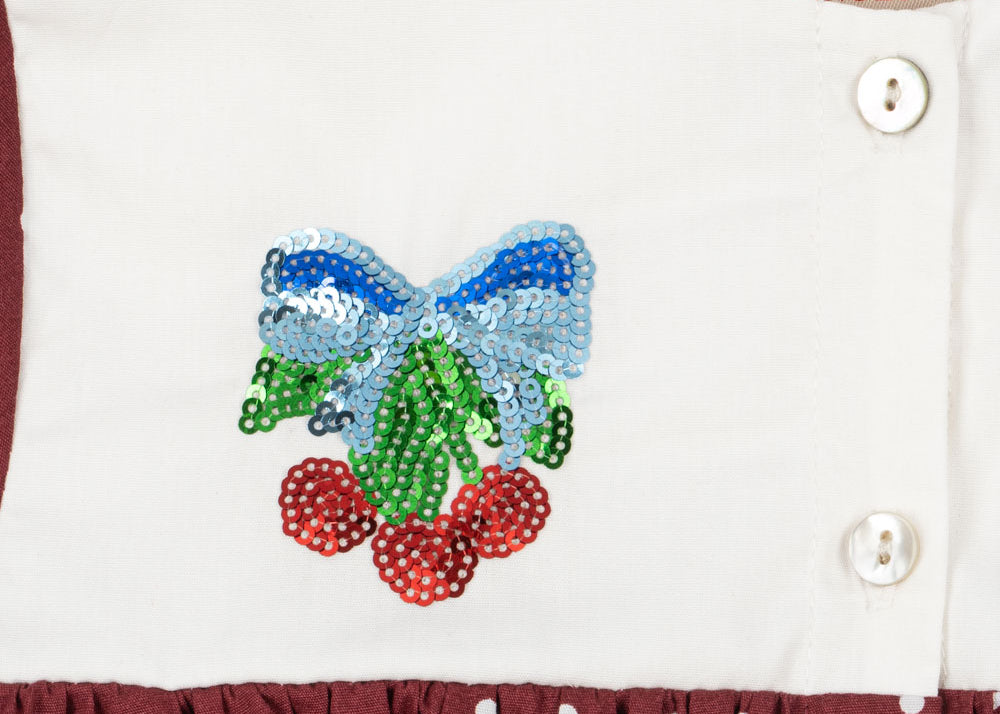 Konges Sløjd A/S WOVEN DRESSES cabernet dot