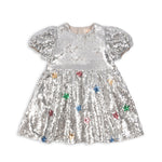 Konges Sløjd A/S WOVEN DRESSES star sequin silver
