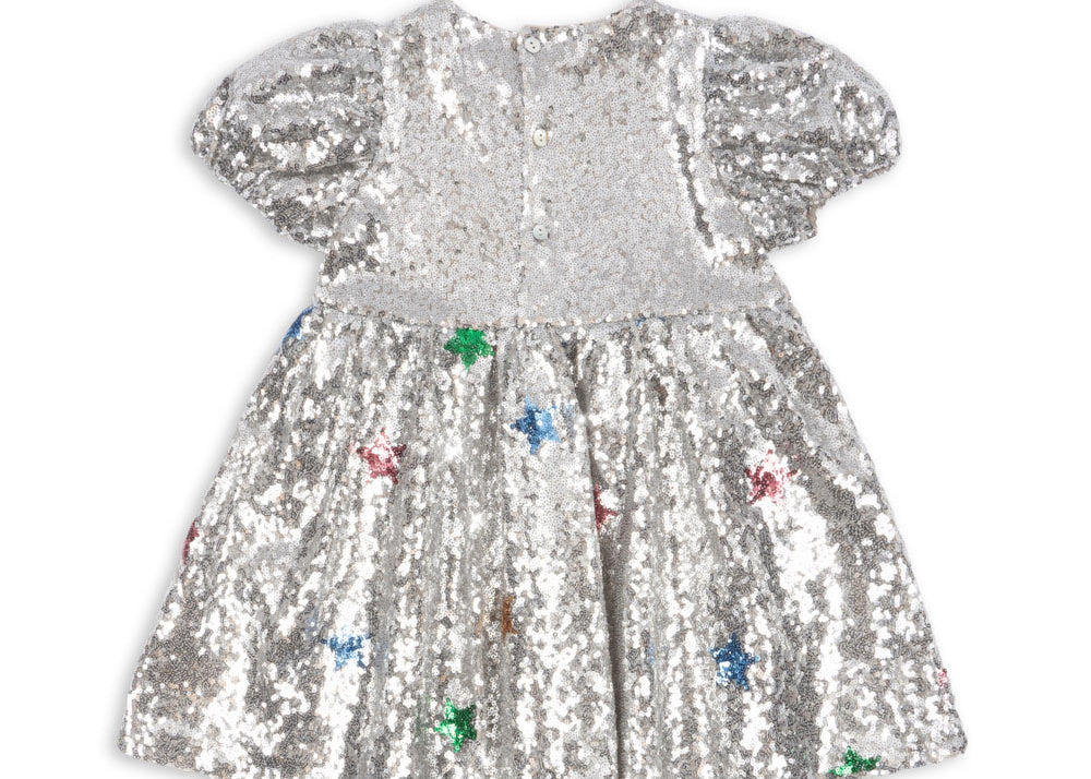 Konges Sløjd A/S WOVEN DRESSES star sequin silver