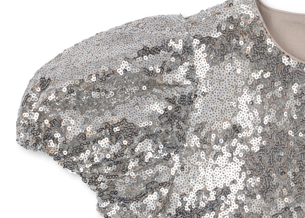 Konges Sløjd A/S WOVEN DRESSES star sequin silver
