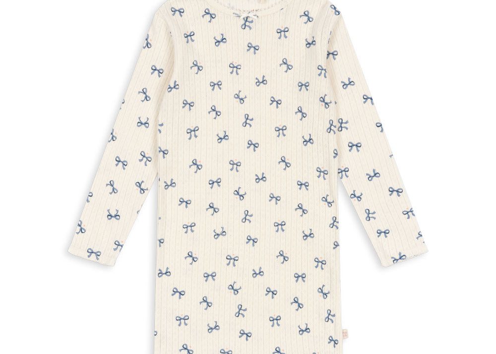 Konges Sløjd A/S Kjoler - Jersey bow bleu