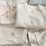 Konges Sløjd A/S JERSEY PANTS buttercream/pearl blue