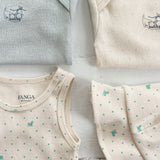 Konges Sløjd A/S BODYSTOCKINGS buttercream/pearl blue