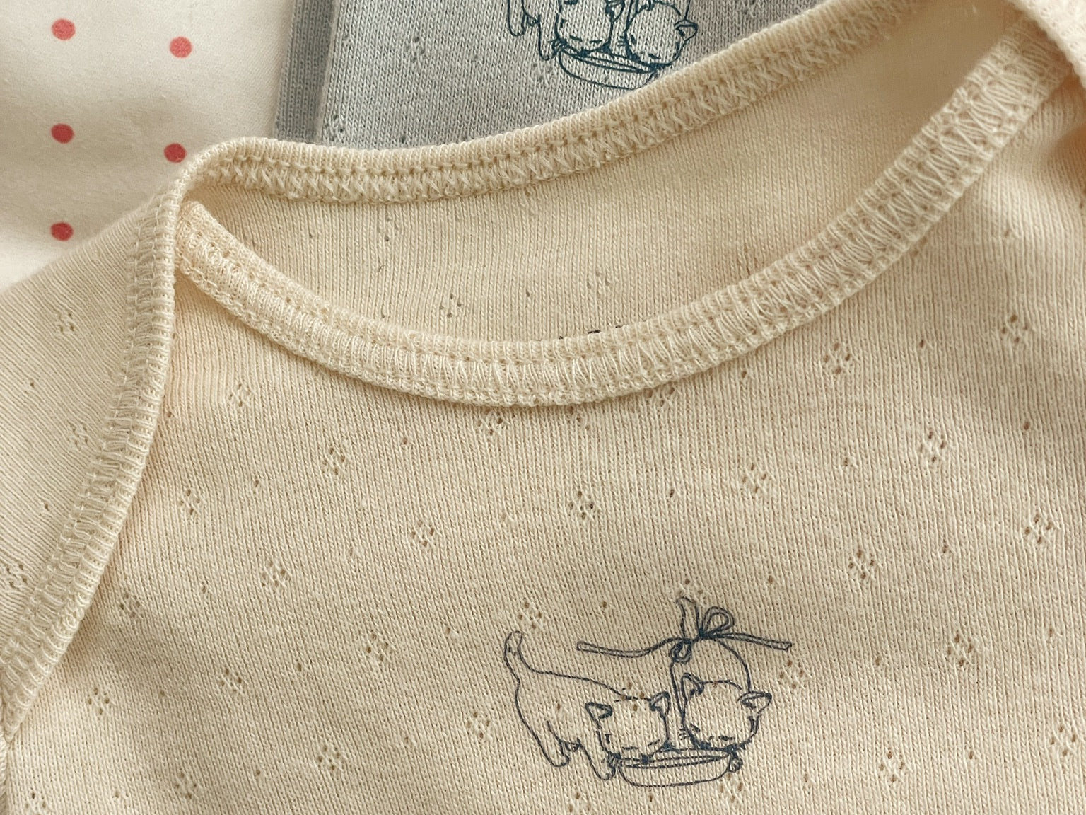 Konges Sløjd A/S JERSEY PANTS buttercream/pearl blue