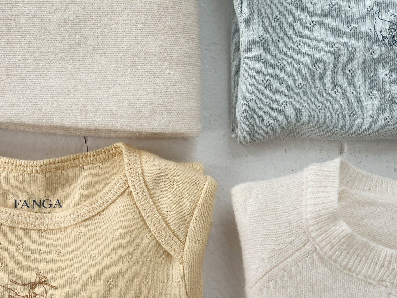 Konges Sløjd A/S BODYSTOCKINGS buttercream/pearl blue