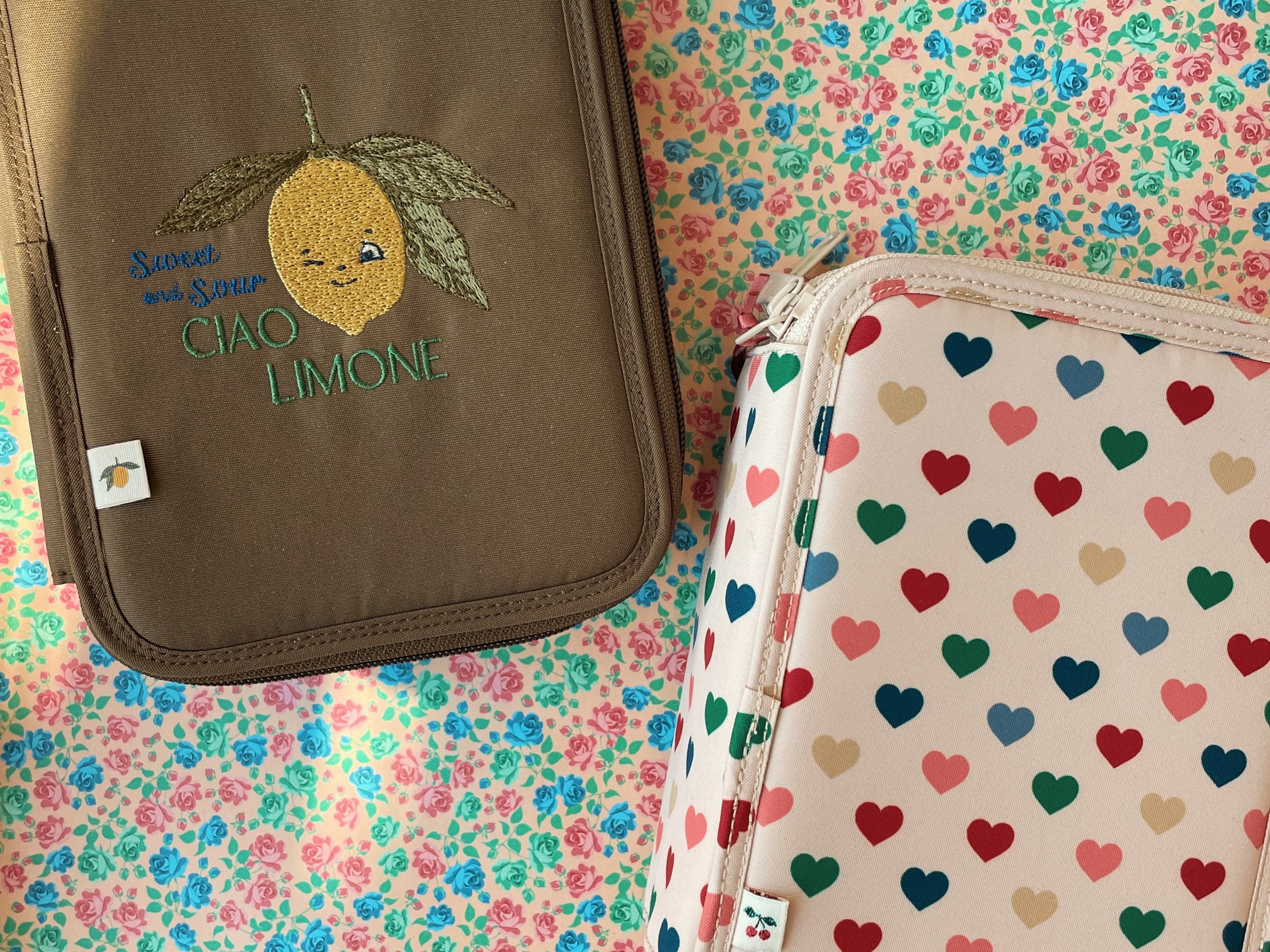 Konges Sløjd A/S PENCIL CASE coeur colorè frappe