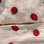 Konges Sløjd A/S Bukser - Vævet ladybug bow