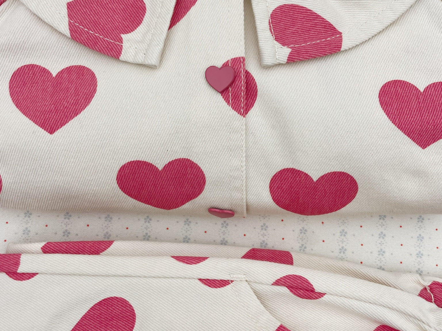 Konges Sløjd A/S Bukser - Vævet bon coeur pink