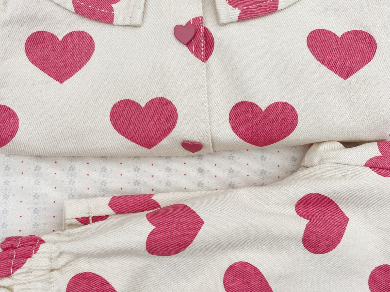 Konges Sløjd A/S Bluser - Vævet bon coeur pink