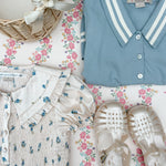 Konges Sløjd A/S WOVEN DRESSES ashley blue