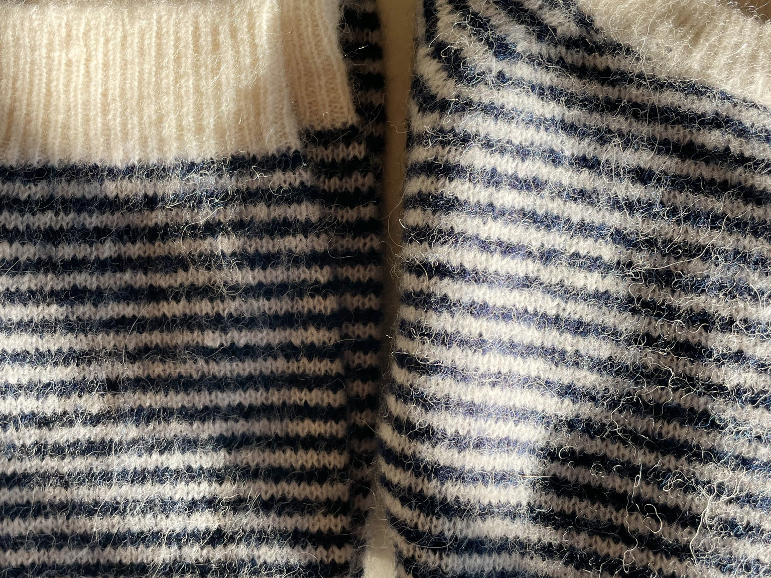 Konges Sløjd A/S Bukser - Strik ensign blue/buttercream