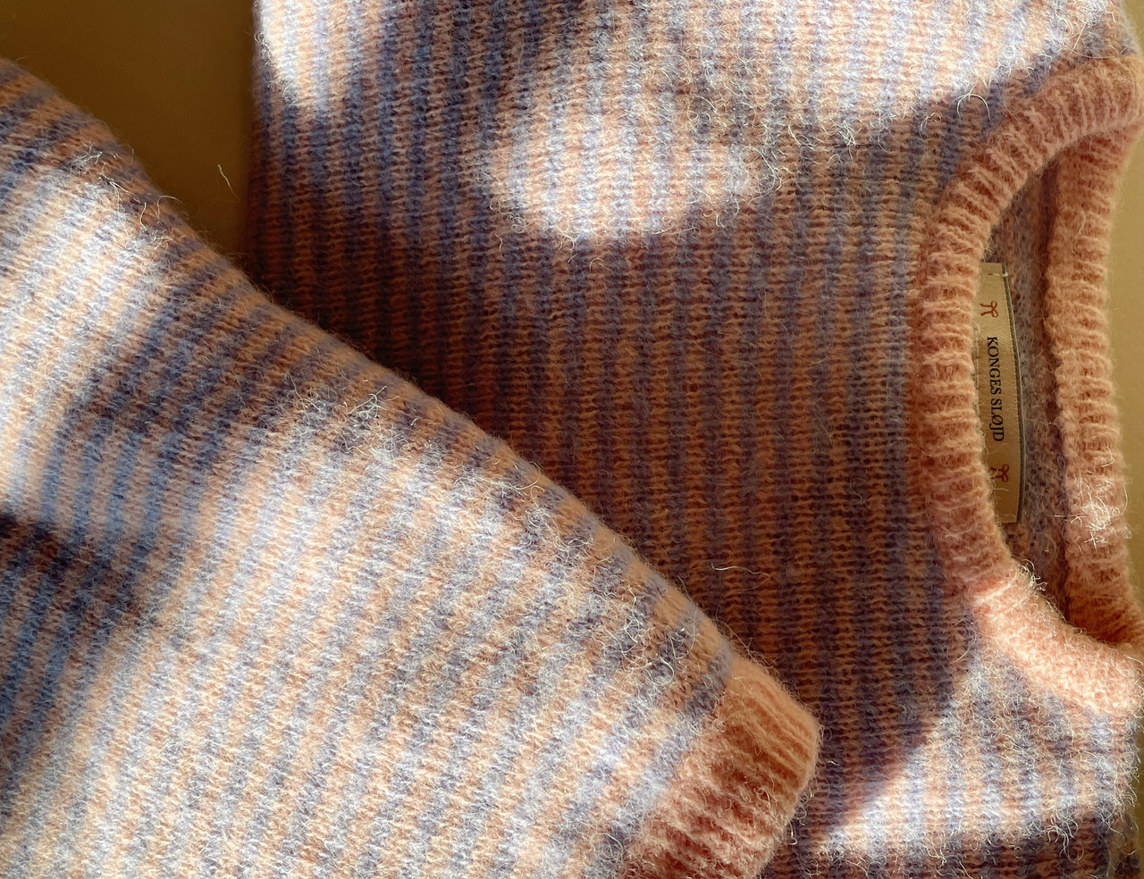 Konges Sløjd A/S KNITTED PANTS purple/pink dolphin