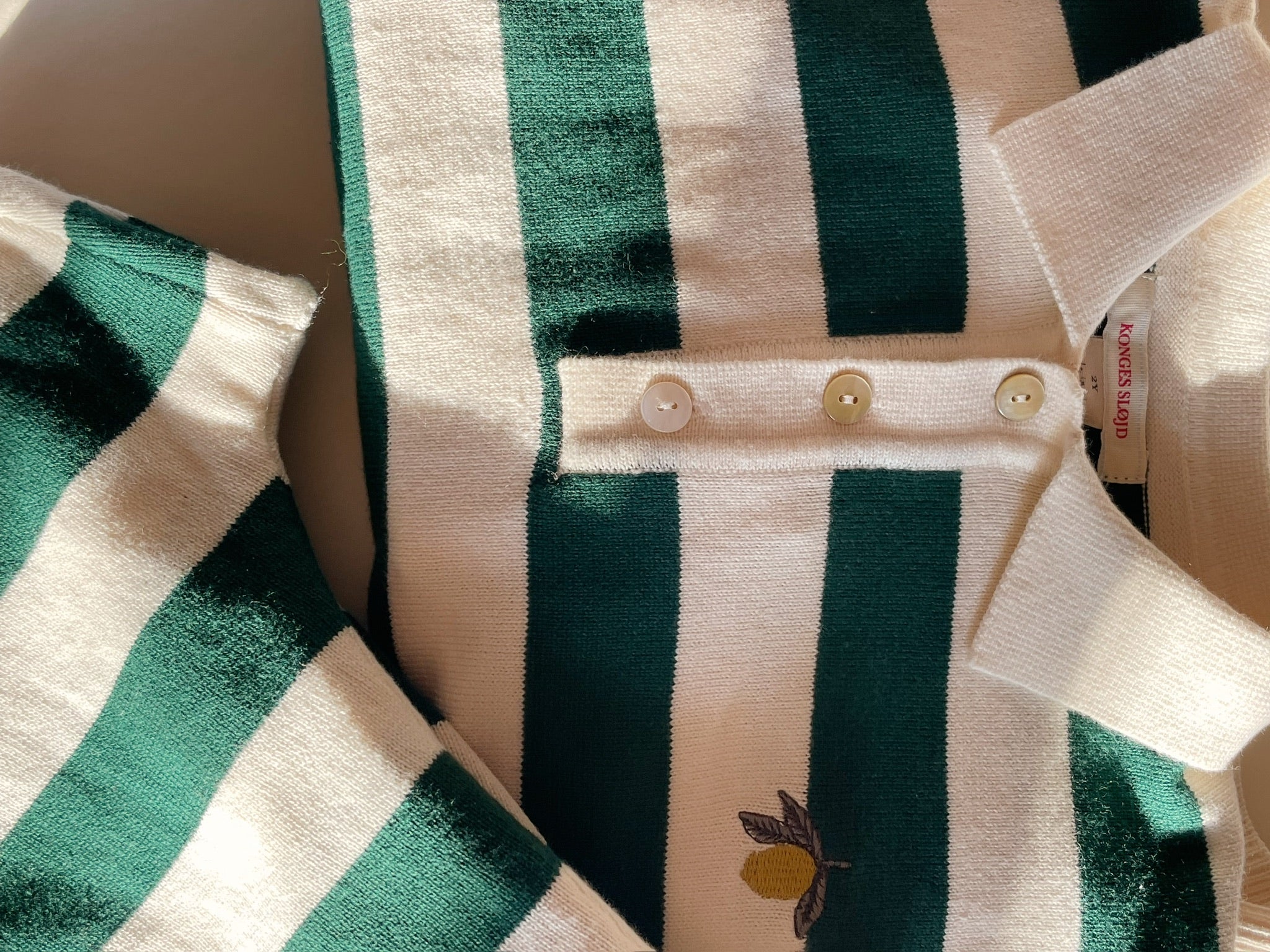 Konges Sløjd A/S Bukser - Strik pine grove stripe