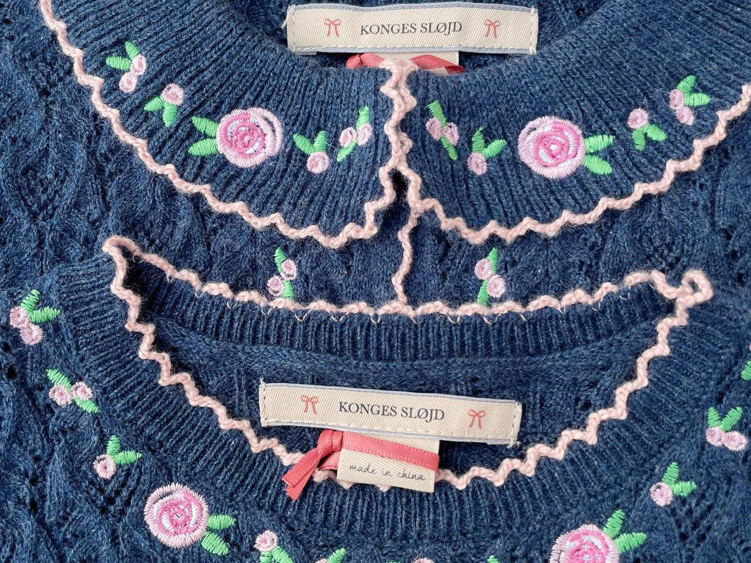 Konges Sløjd A/S KNITTED BLOUSES & VESTS ensign blue