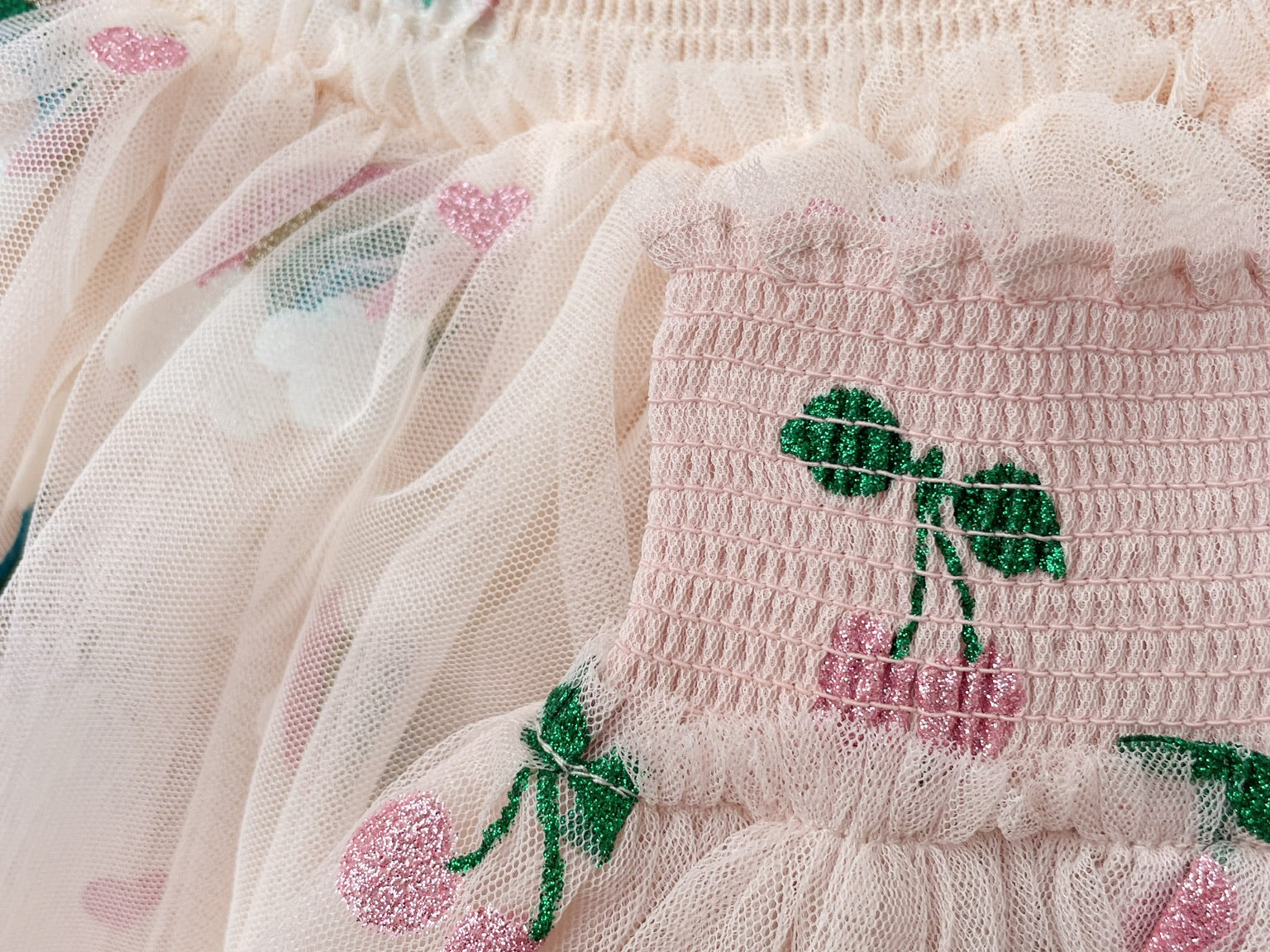 Konges Sløjd A/S Nederdel - Vævede ma grande cerise pink glitter