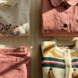 Konges Sløjd A/S WOVEN JACKETS & VESTS milk rouge stripe