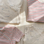 Konges Sløjd A/S Bodystockings stripe tricolore petit