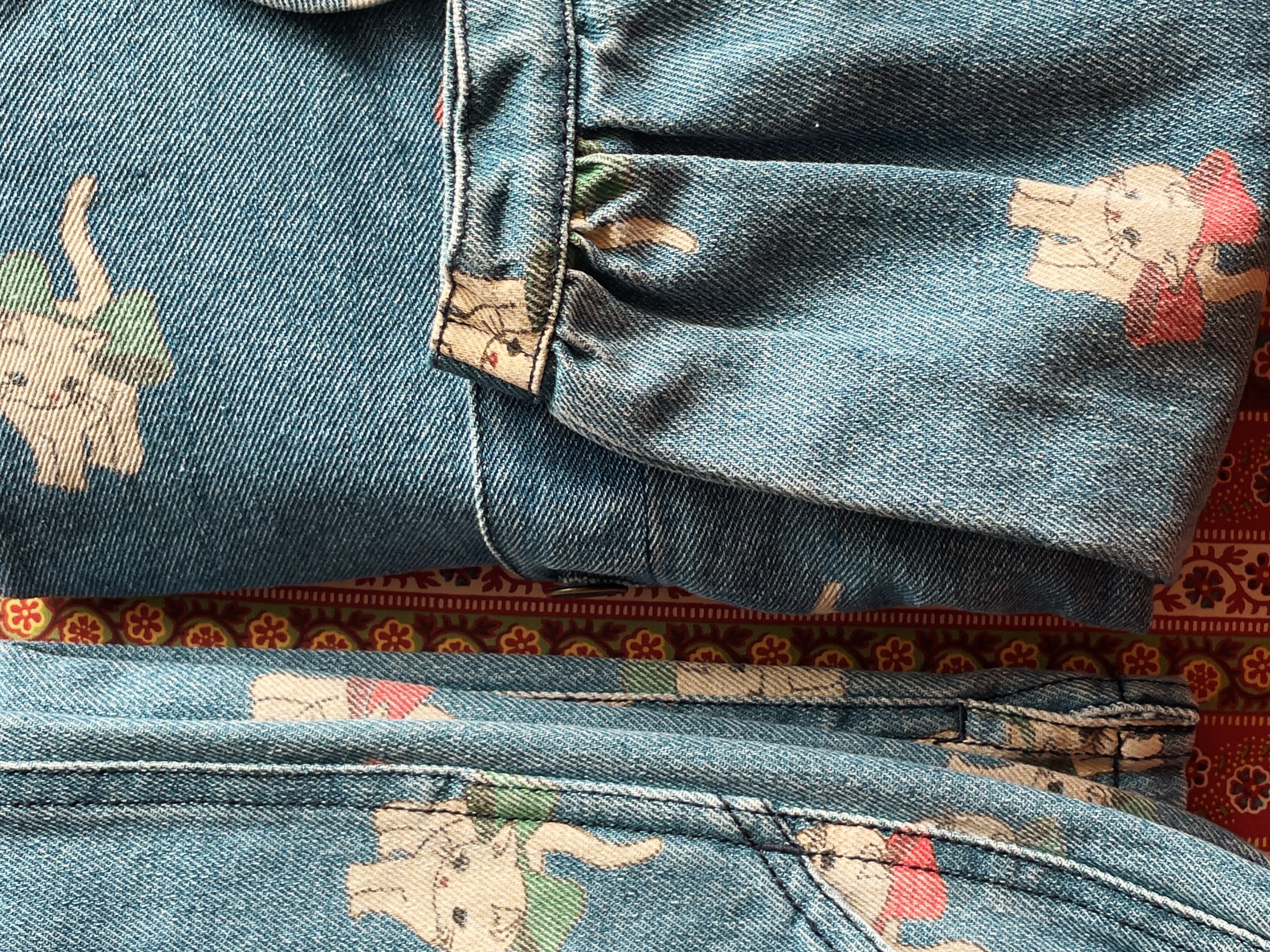 Konges Sløjd A/S Jakker og veste - Vævet bow kitty denim