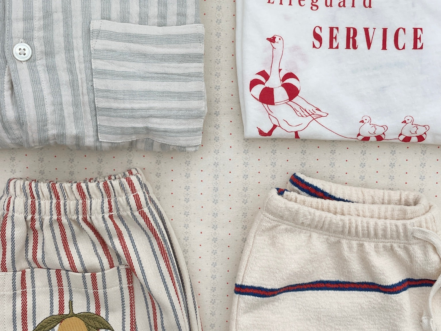 Konges Sløjd A/S WOVEN SHORTS & BLOOMERS stripe winds