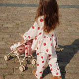 Konges Sløjd A/S Bukser - Vævet ladybug bow