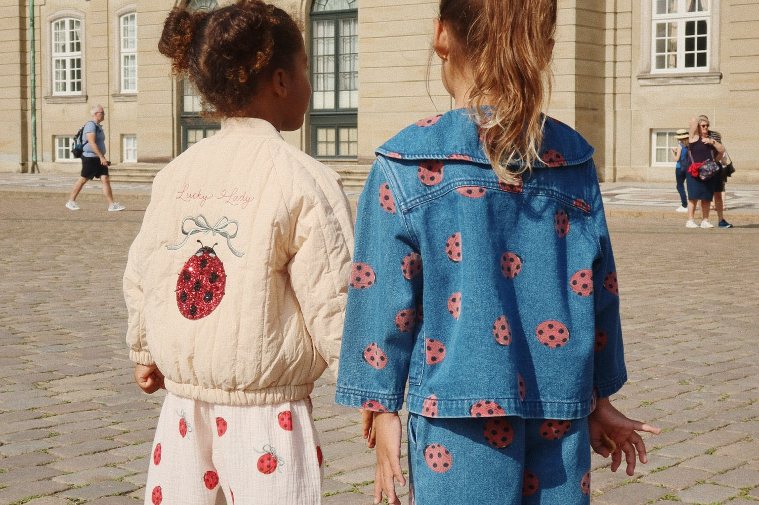 Konges Sløjd A/S Bukser - Vævet ladybug bow