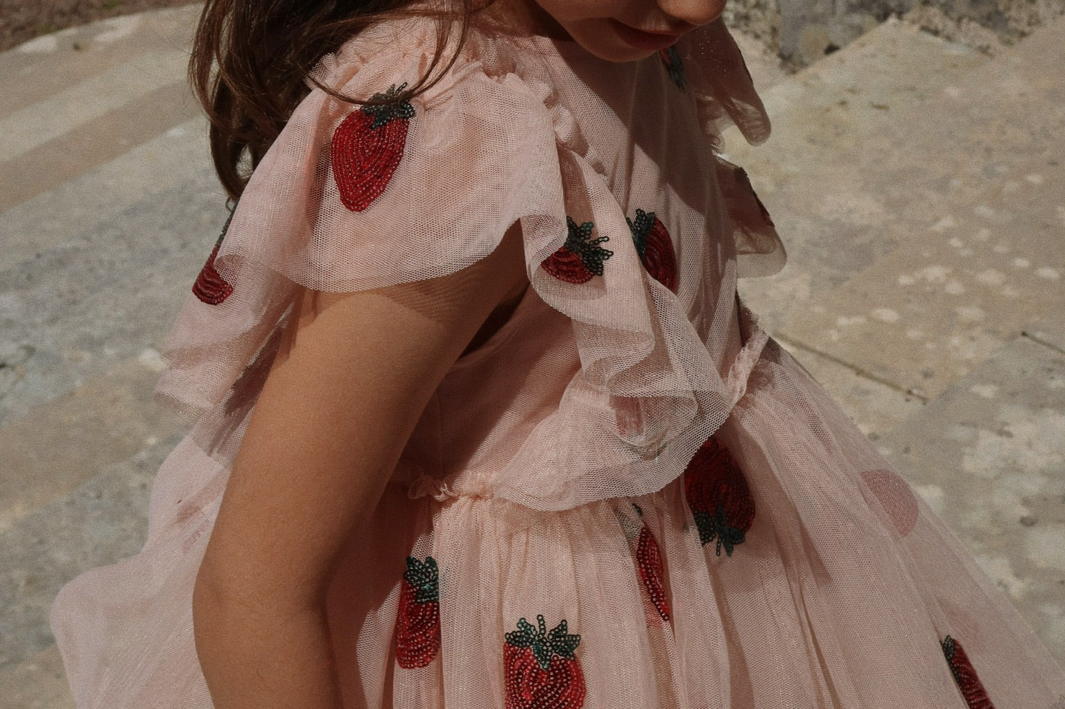 Konges Sløjd A/S WOVEN DRESSES strawberry