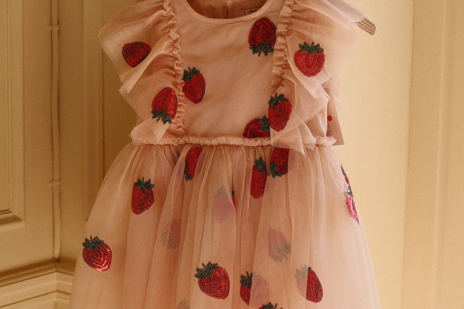 Konges Sløjd A/S WOVEN DRESSES strawberry