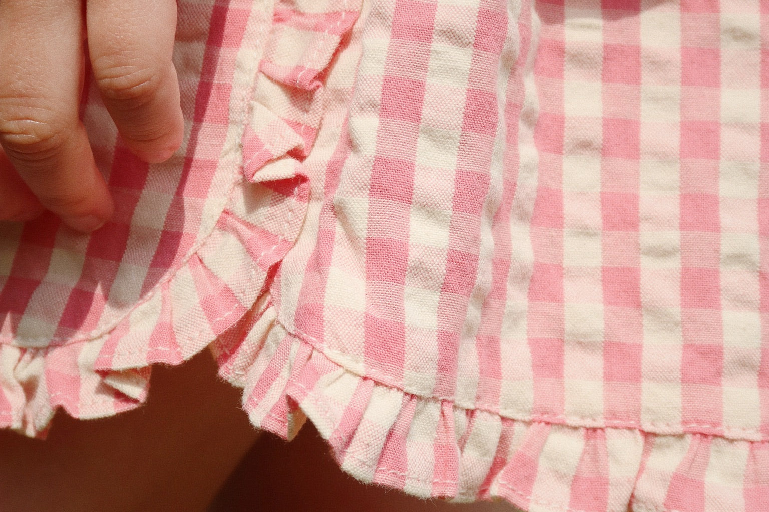 Konges Sløjd A/S Shorts og bloomers - Vævet flamingo plume check